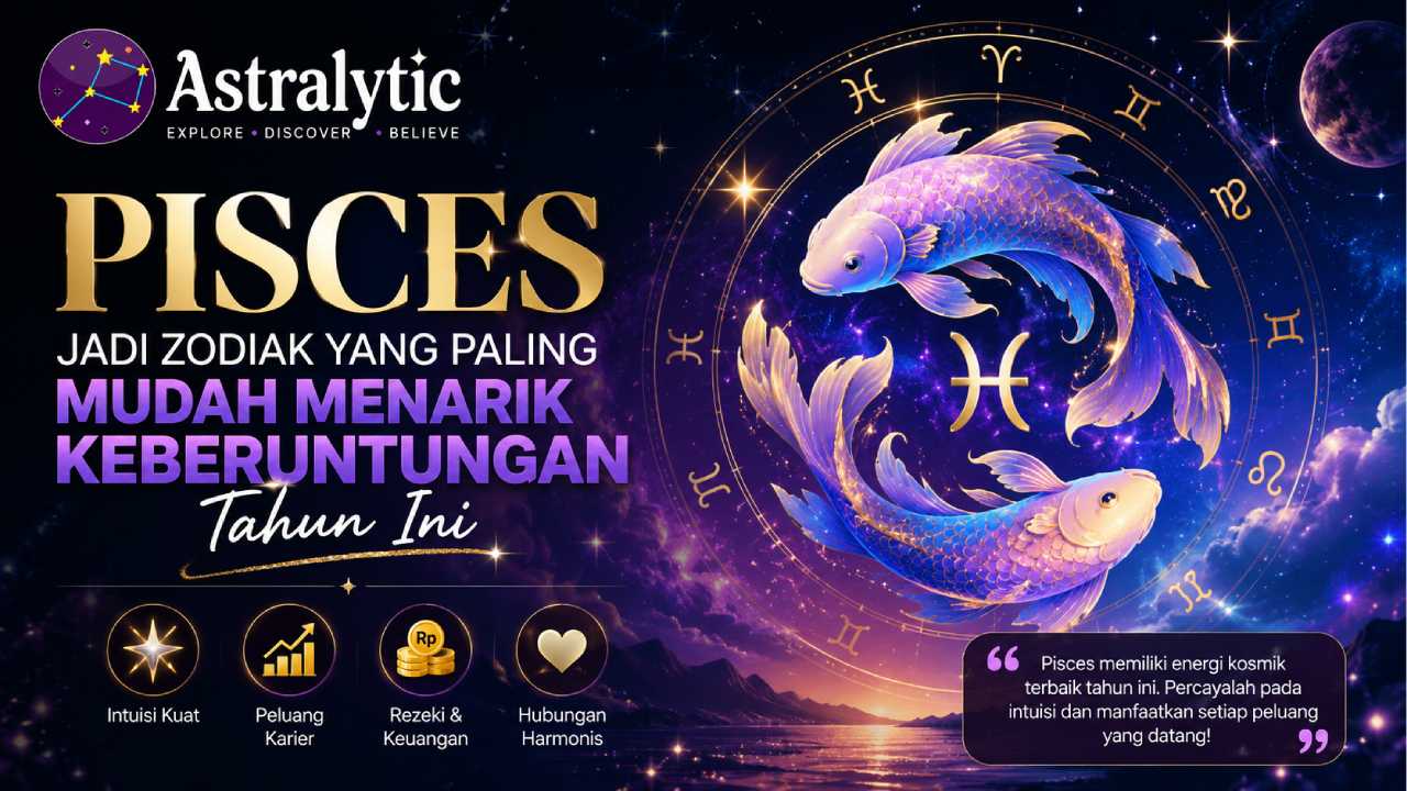 Pisces Jadi Zodiak Menarik Keberuntungan Tahun Ini
