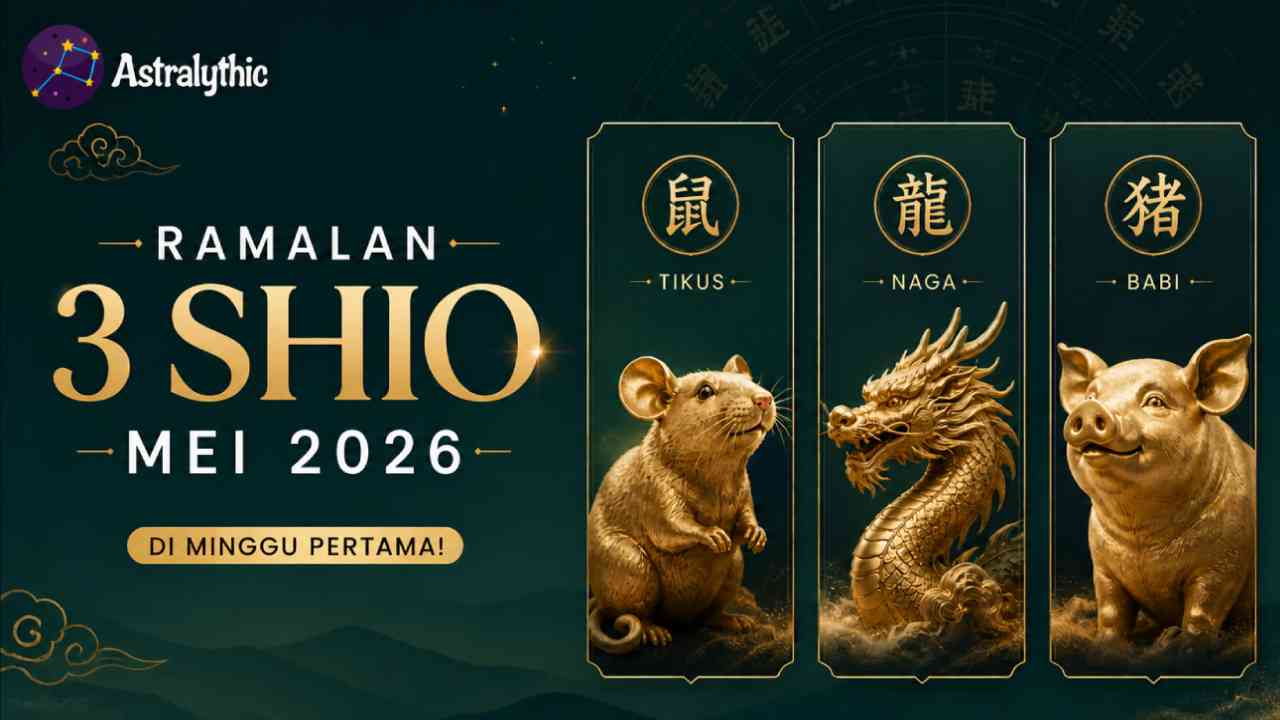 Ramalan 3 Shio Mei 2026, Rezeki Nomplok Besar di Minggu Pertama