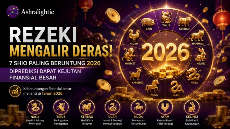 Rezeki Mengalir Deras! 7 Shio Paling Beruntung 2026 Diprediksi Dapat Kejutan Finansial Besar