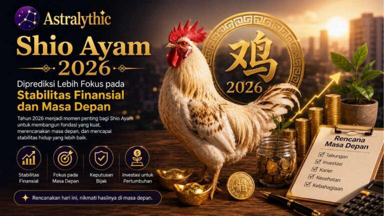 Shio Ayam Diprediksi Lebih Fokus pada Stabilitas Finansial dan Masa Depan