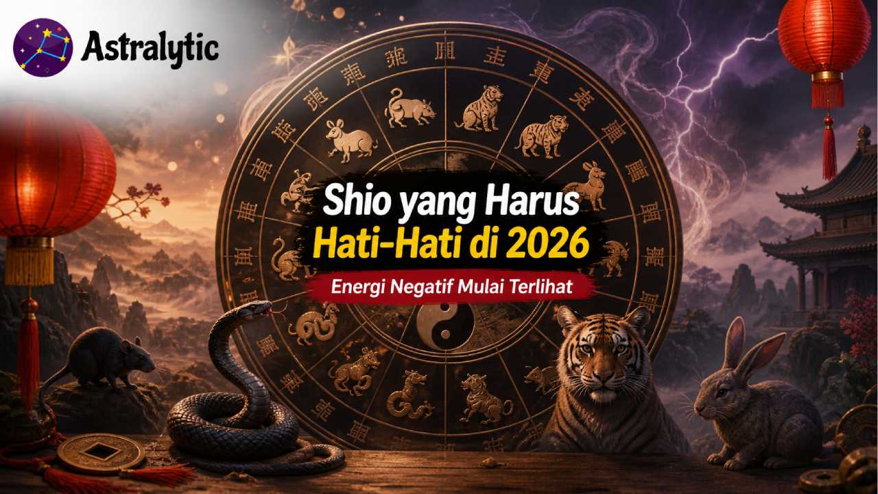 Shio yang Harus Hati-Hati di 2026, Energi Negatif Mulai Terlihat