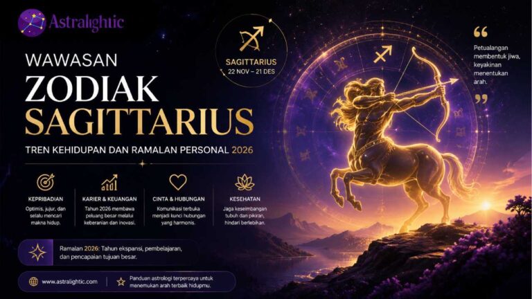 Wawasan Zodiak Sagittarius: Tren Kehidupan dan Ramalan Personal 2026