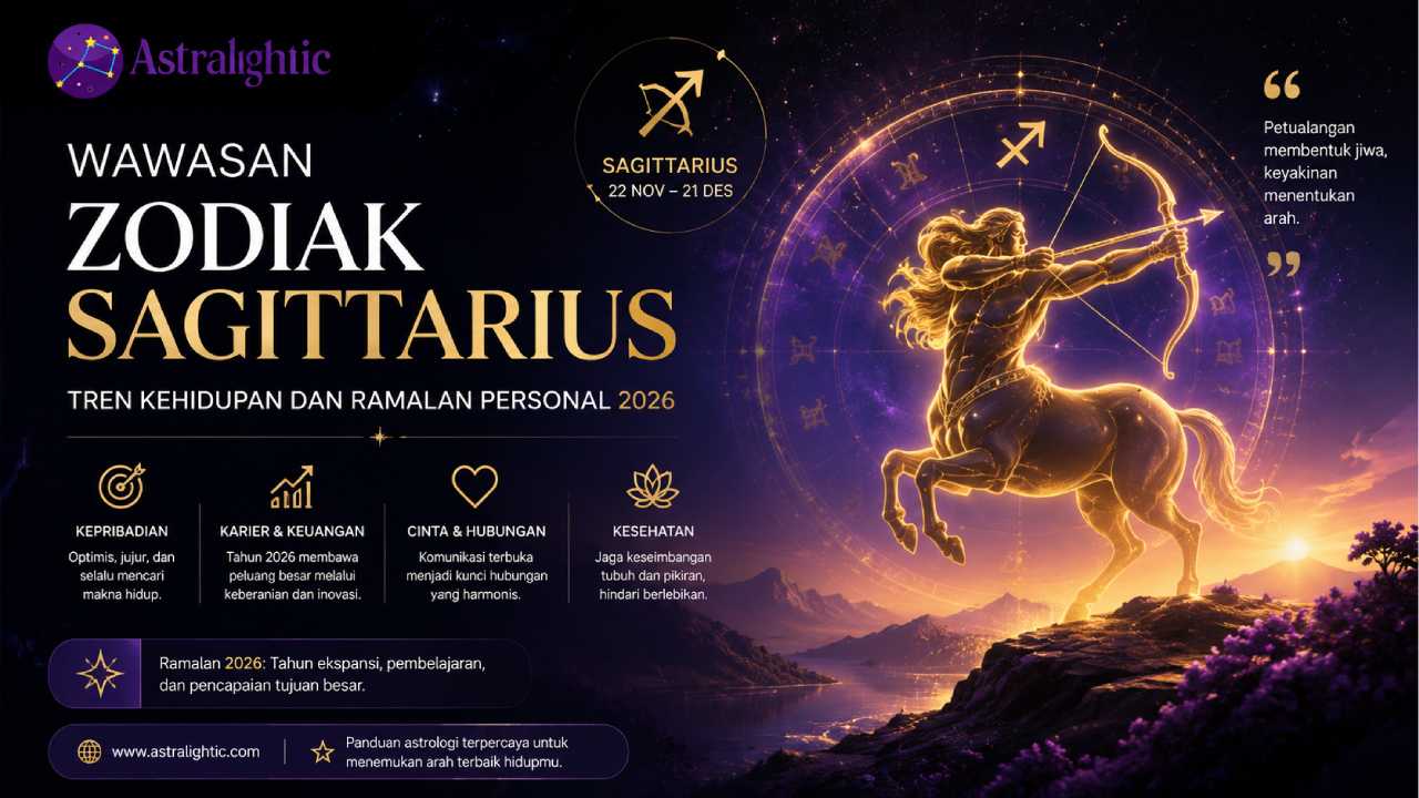 Wawasan Zodiak Sagittarius: Tren Kehidupan dan Ramalan Personal 2026