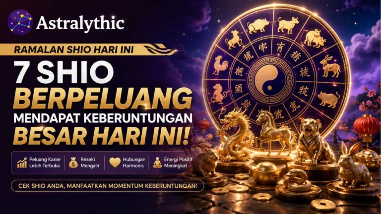 7 Shio yang Diprediksi Berpeluang Mendapat Keberuntungan Besar Hari Ini