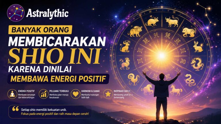 Banyak Orang Membicarakan Shio Ini karena Dinilai Membawa Energi Positif