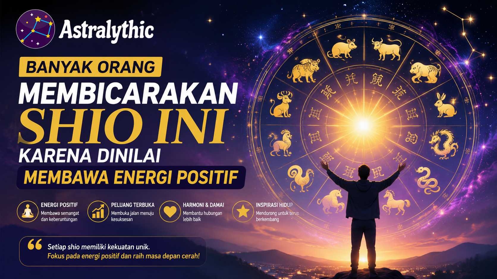 Banyak Orang Membicarakan Shio Ini karena Dinilai Membawa Energi Positif