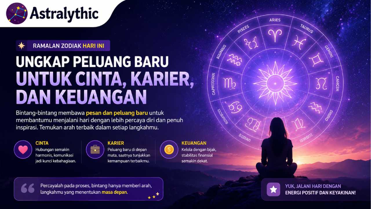 Ramalan Zodiak Hari Ini Mengungkap Peluang Baru untuk Cinta, Karier, dan Keuangan