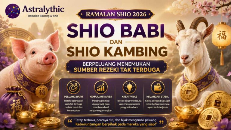 Shio Babi dan Shio Kambing Berpeluang Menemukan Sumber Rezeki Tak Terduga