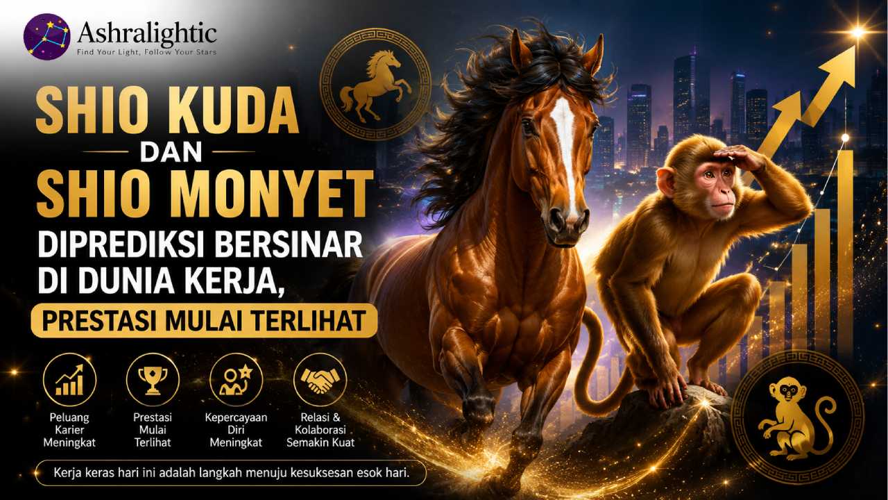 Shio Kuda dan Shio Monyet Diprediksi Bersinar di Dunia Kerja, Prestasi Mulai Terlihat