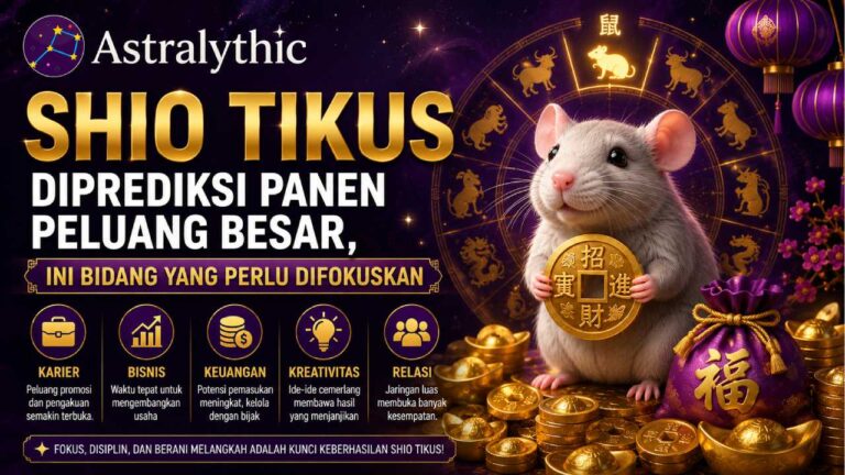 Shio Tikus Diprediksi Panen Peluang Besar, Ini Bidang yang Perlu Difokuskan