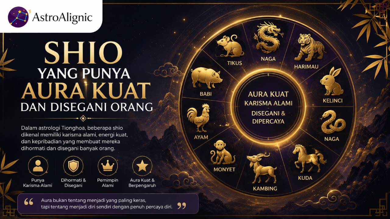 Shio yang Punya Aura Kuat dan Disegani Orang, Apakah Shio Anda Termasuk?