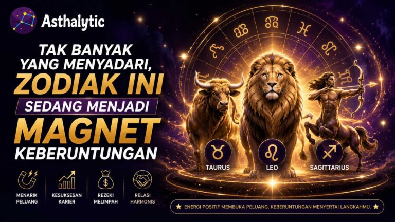 Tak Banyak yang Menyadari, Zodiak Ini Sedang Menjadi Magnet Keberuntungan