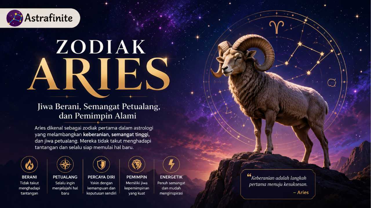 Aries Dikenal Berkat Jiwa Berani dan Semangat Petualangnya