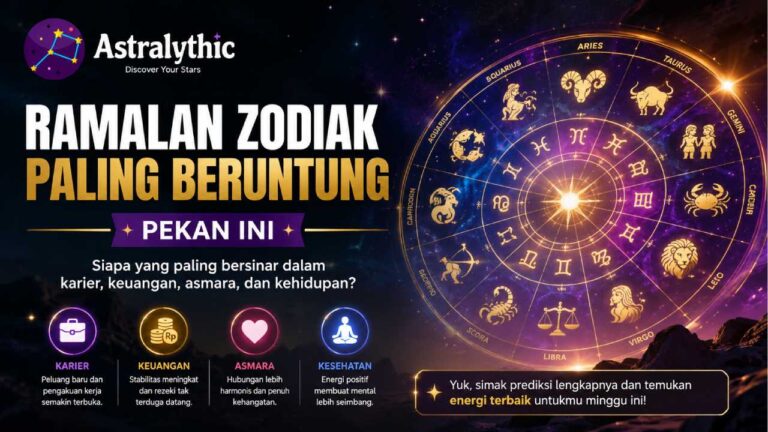 Ramalan Zodiak Paling Beruntung Pekan Ini, Simak Prediksi Lengkapnya