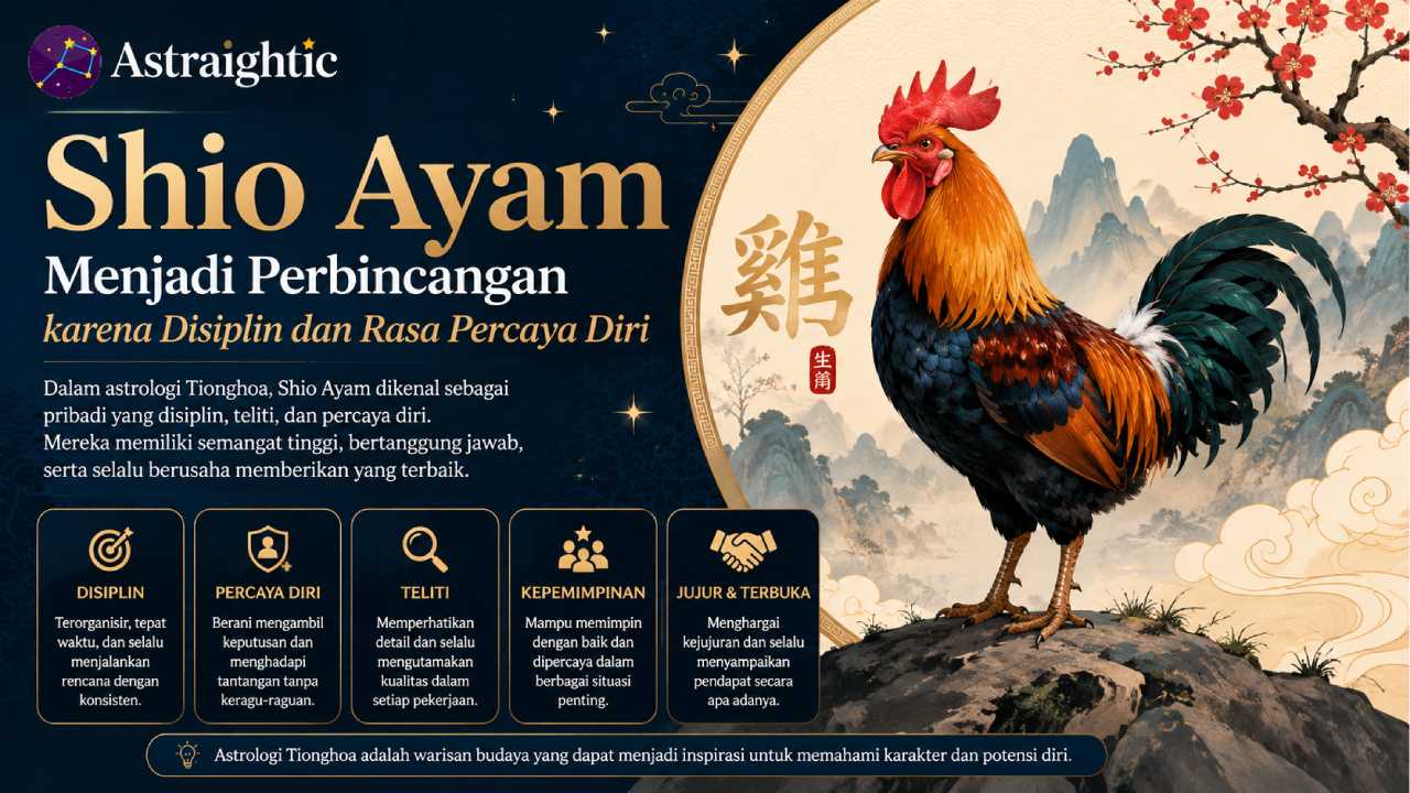 Shio Ayam Menjadi Perbincangan karena Disiplin dan Rasa Percaya Diri