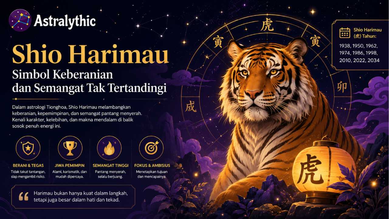 Shio Harimau Banyak Dibahas Berkat Keberanian dan Semangatnya