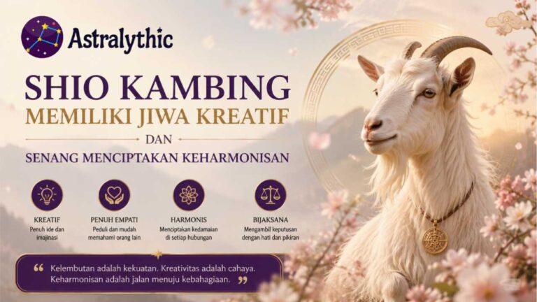 Shio Kambing Memiliki Jiwa Kreatif dan Senang Menciptakan Keharmonisan