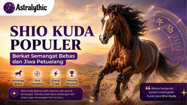 Shio Kuda Populer Berkat Semangat Bebas dan Jiwa Petualang