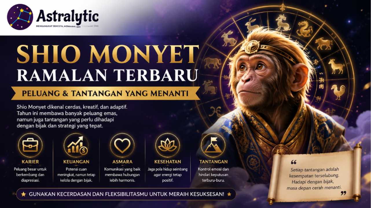 Shio Monyet Memberikan Ramalan Terbaru Mengulas Peluang dan Tantangan yang Menanti