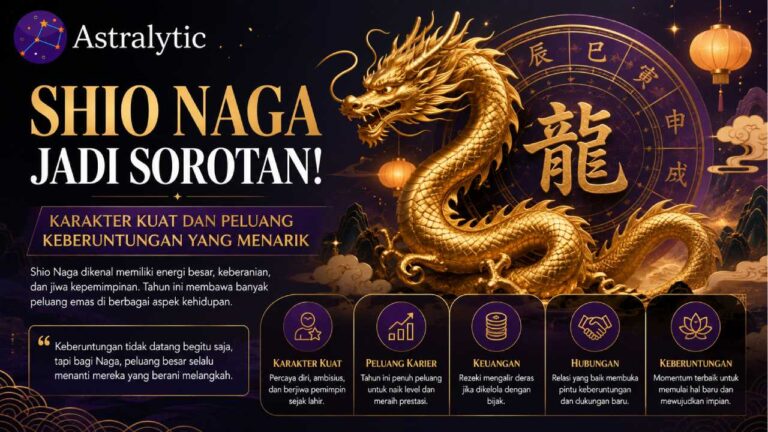 Shio Naga Jadi Sorotan, Karakter Kuat dan Peluang Keberuntungan yang Menarik