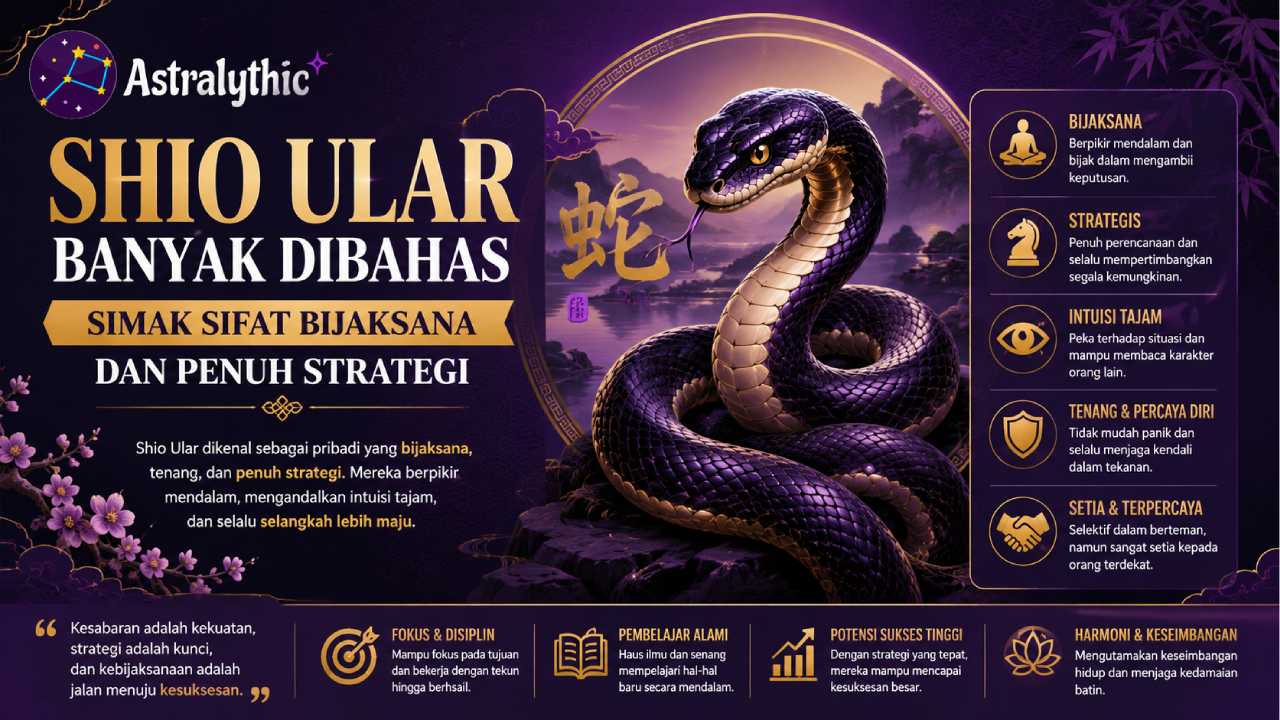 Shio Ular Banyak Dibahas, Simak Sifat Bijaksana dan Penuh Strategi