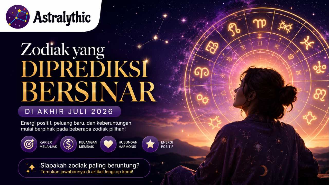Zodiak yang Diprediksi Bersinar di Akhir Juli 2026, Siapa yang Paling Beruntung?