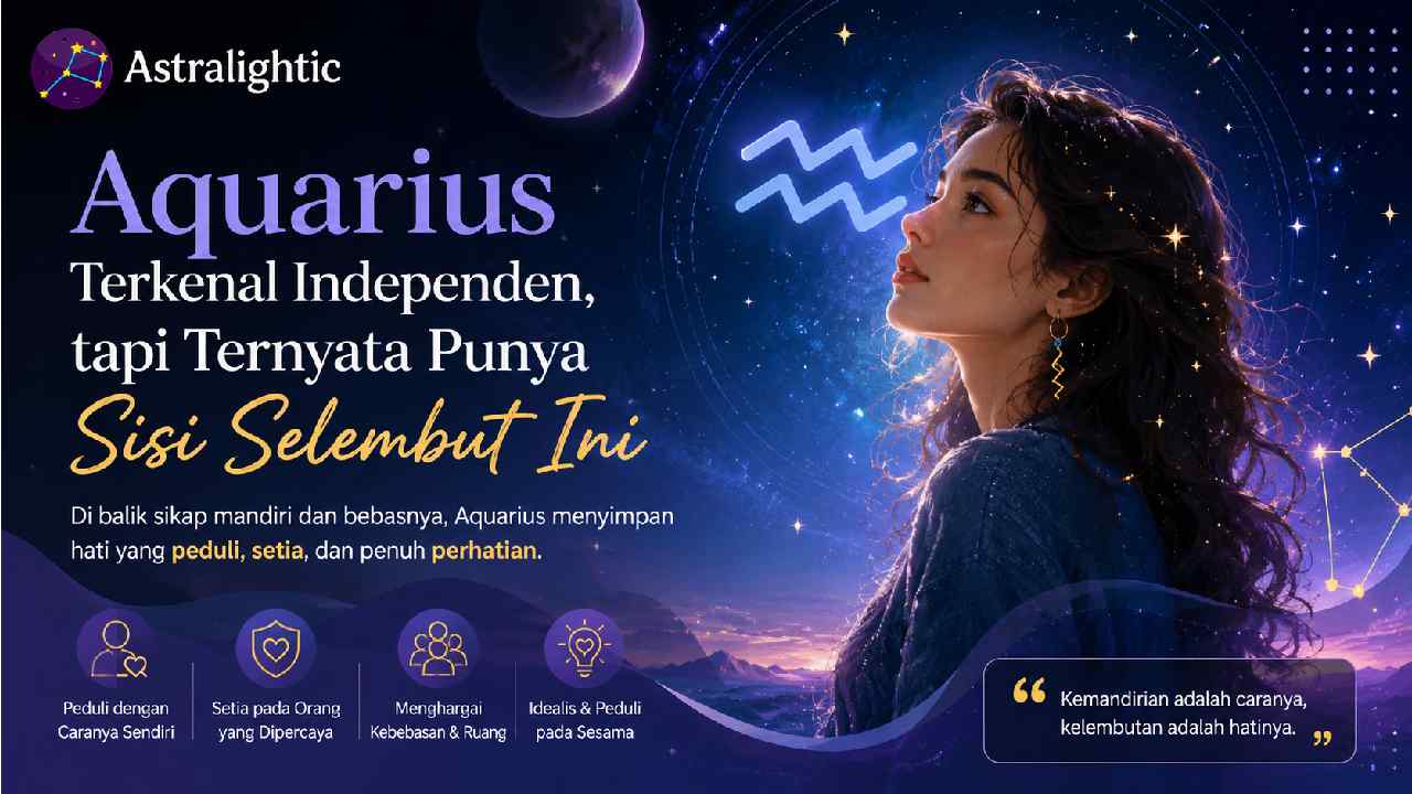 Aquarius Terkenal Independen, tapi Ternyata Punya Sisi Selembut Ini