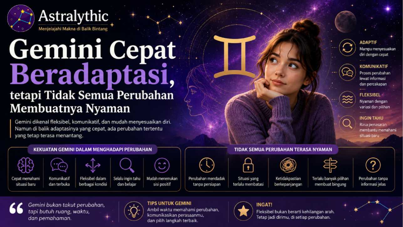 Gemini Cepat Beradaptasi, tetapi Tidak Semua Perubahan Membuatnya Nyaman