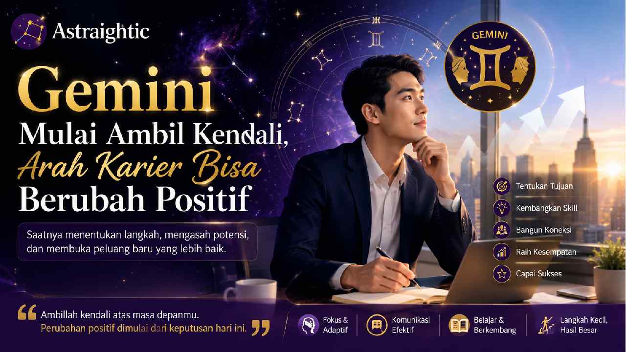 Gemini Mulai Ambil Kendali, Arah Karier Bisa Berubah Positif