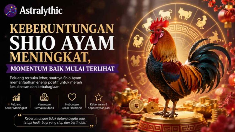 Keberuntungan Shio Ayam Meningkat, Momentum Baik Mulai Terlihat