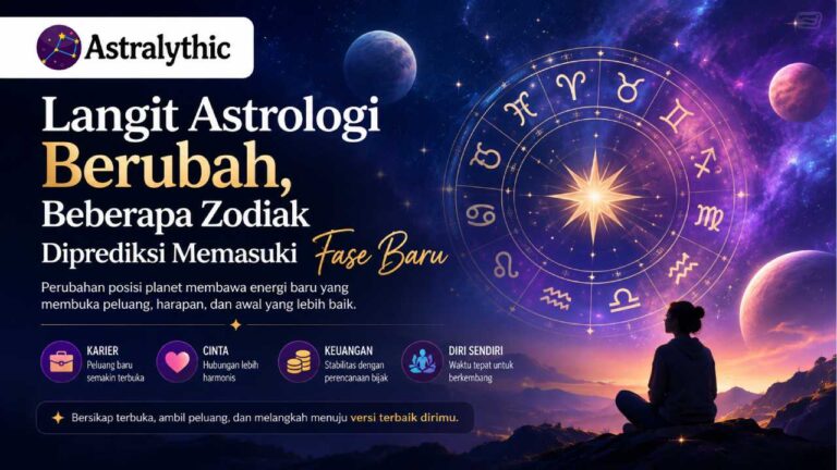 Langit Astrologi Berubah, Beberapa Zodiak Diprediksi Memasuki Fase Baru