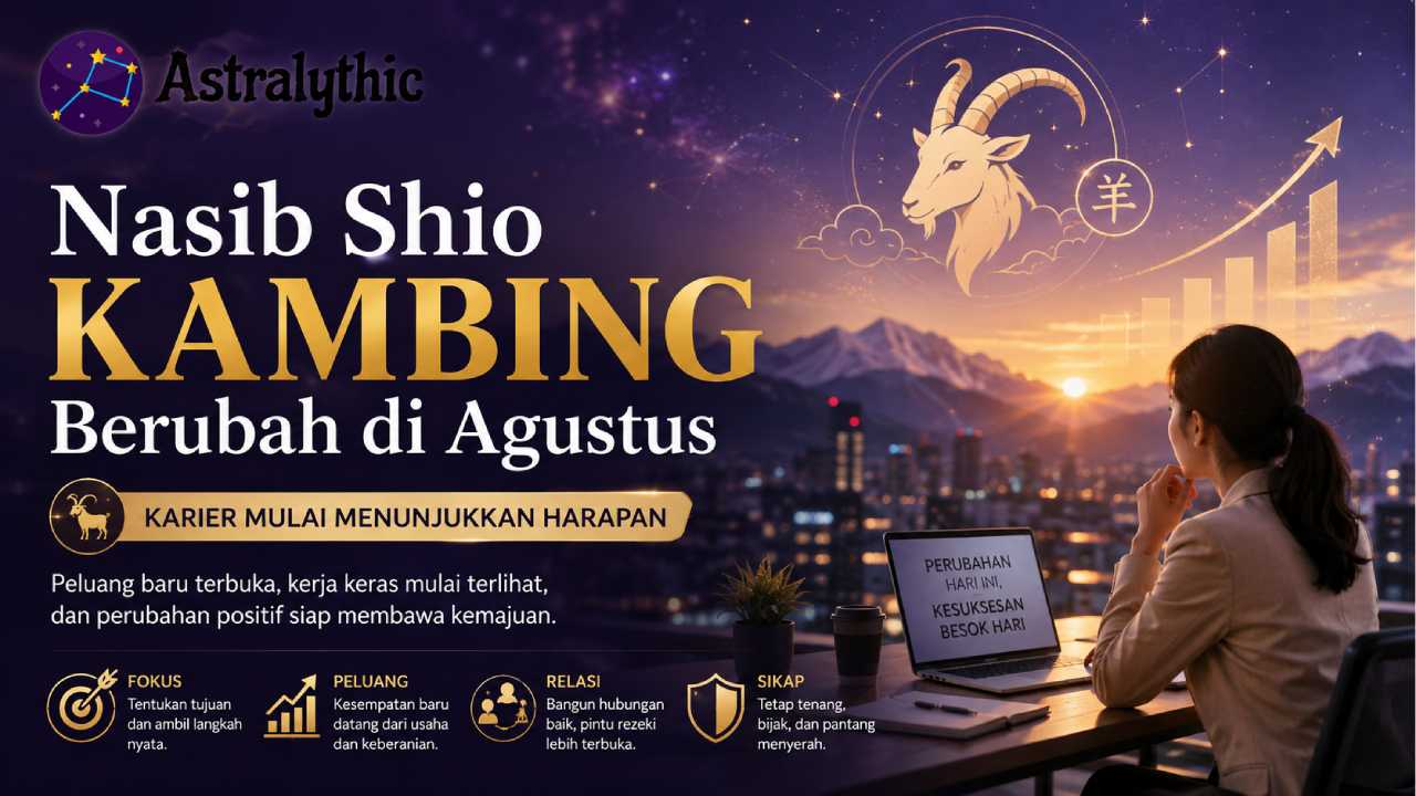 Nasib Shio Kambing Berubah di Agustus, Karier Mulai Menunjukkan Harapan
