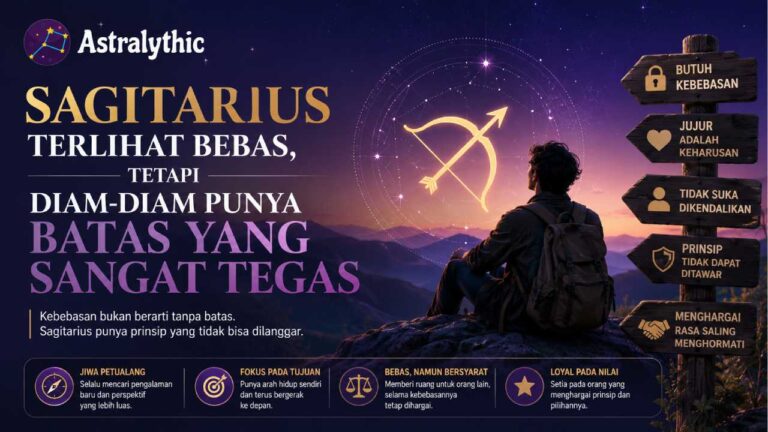 Sagitarius Terlihat Bebas, tetapi Diam-Diam Punya Batas yang Sangat Tegas