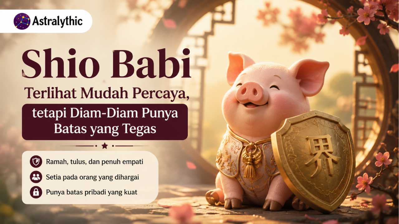 Shio Babi Terlihat Mudah Percaya, tetapi Diam-Diam Punya Batas yang Tegas