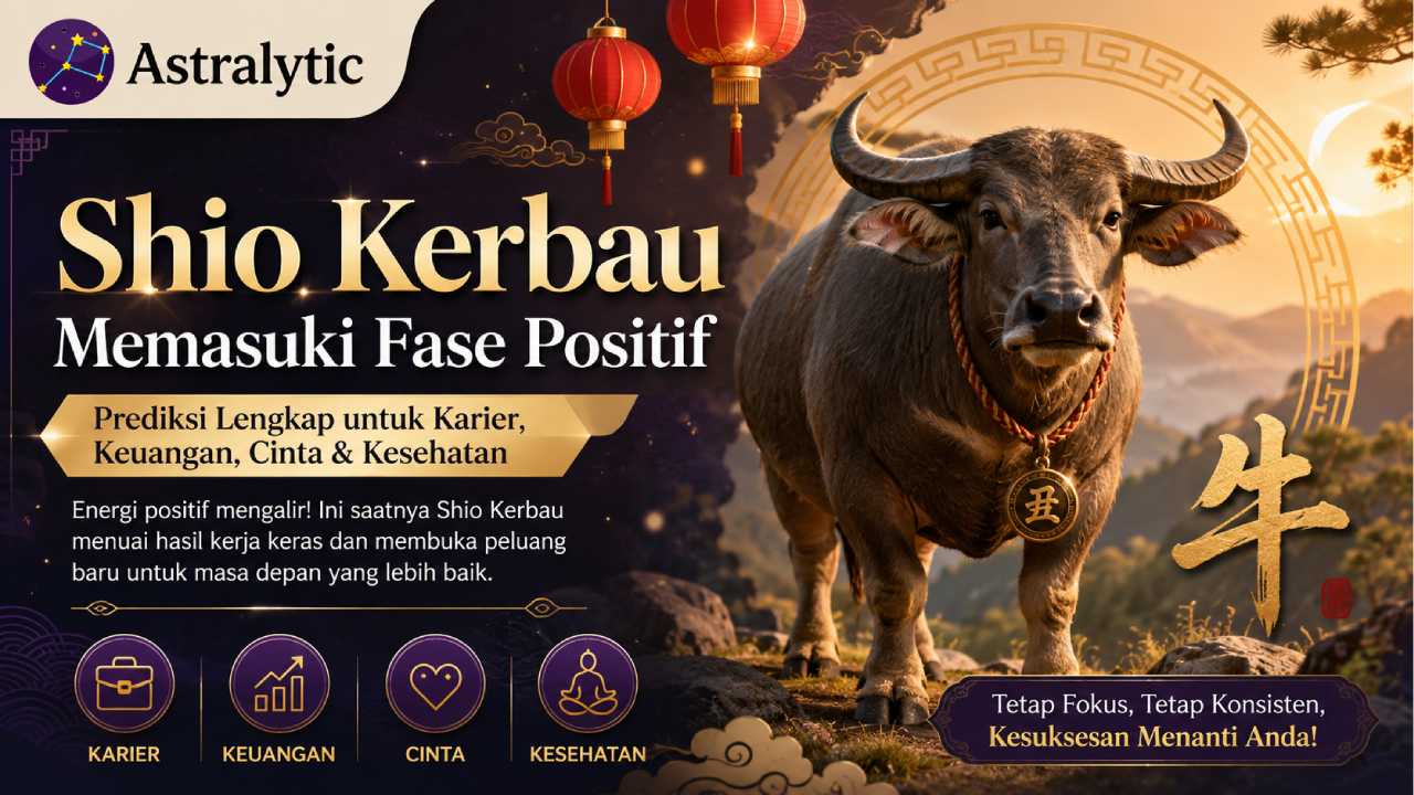 Shio Kerbau Memasuki Fase Positif, Simak Prediksi Lengkapnya