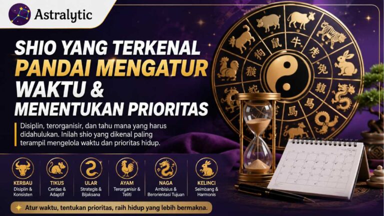 Shio yang Terkenal Pandai Mengatur Waktu dan Menentukan Prioritas