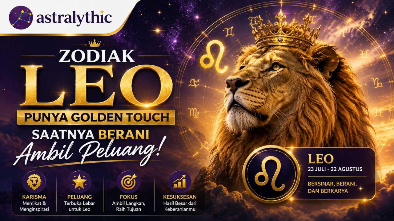 Zodiak Leo Punya Golden Touch, Saatnya Berani Ambil Peluang