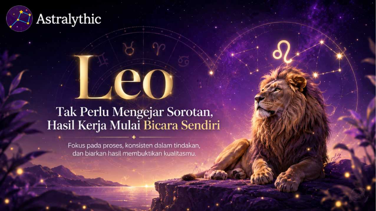 Zodiak Leo Tak Perlu Mengejar Sorotan, Hasil Kerja Mulai Bicara Sendiri
