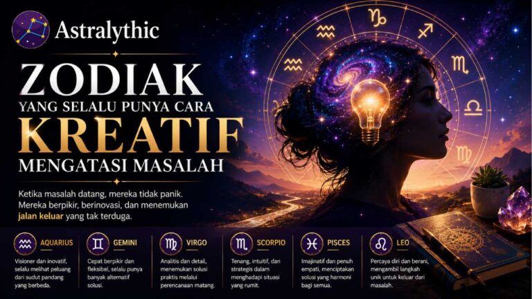 Zodiak yang Selalu Punya Cara Kreatif Mengatasi Masalah