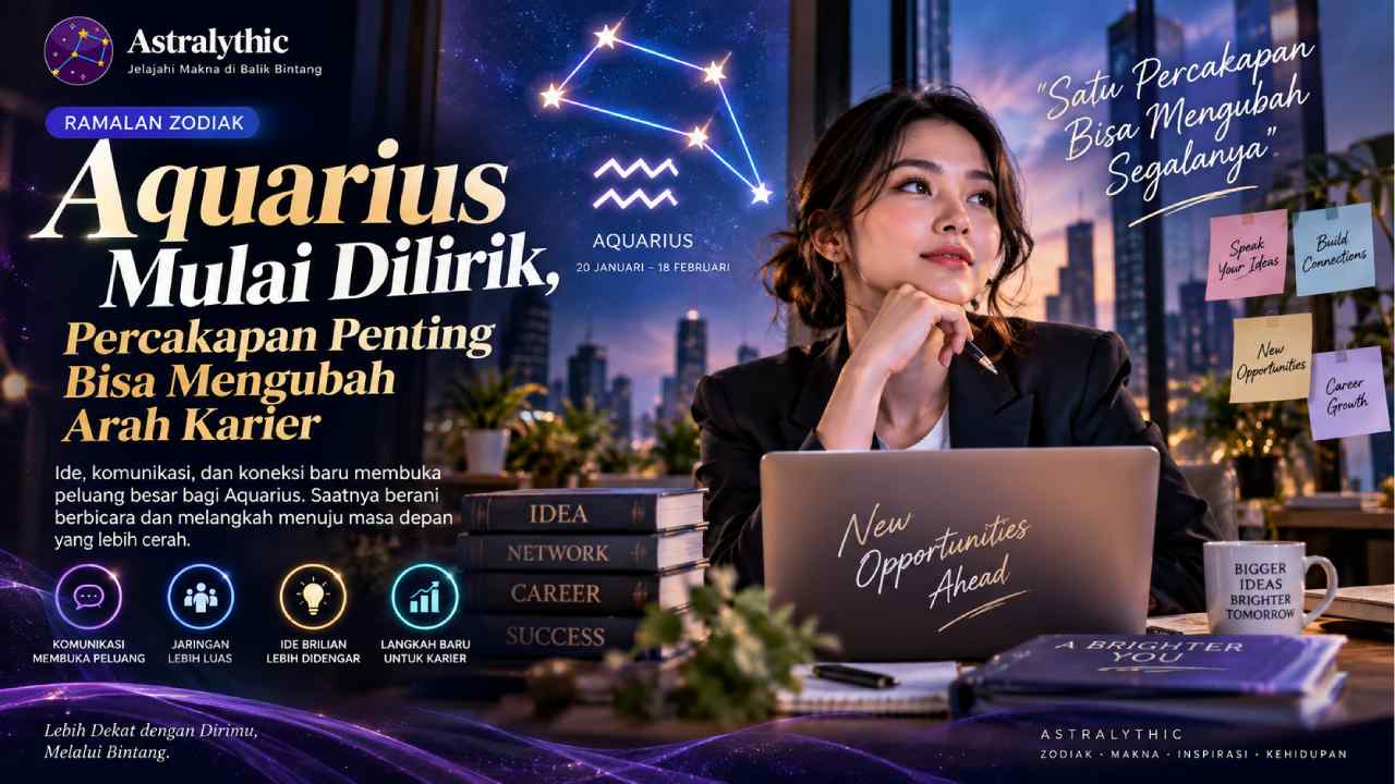 Aquarius Mulai Dilirik, Percakapan Penting Bisa Mengubah Arah Karier