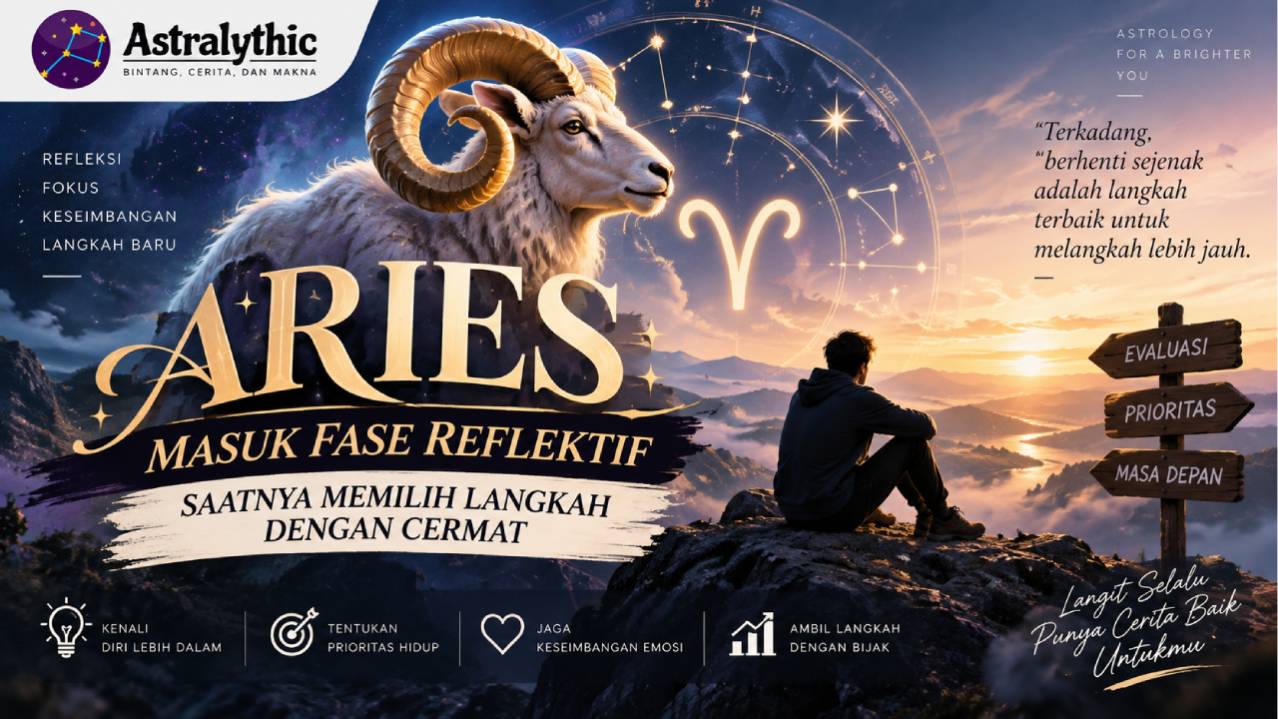 Aries Masuk Fase Reflektif, Saatnya Memilih Langkah dengan Cermat