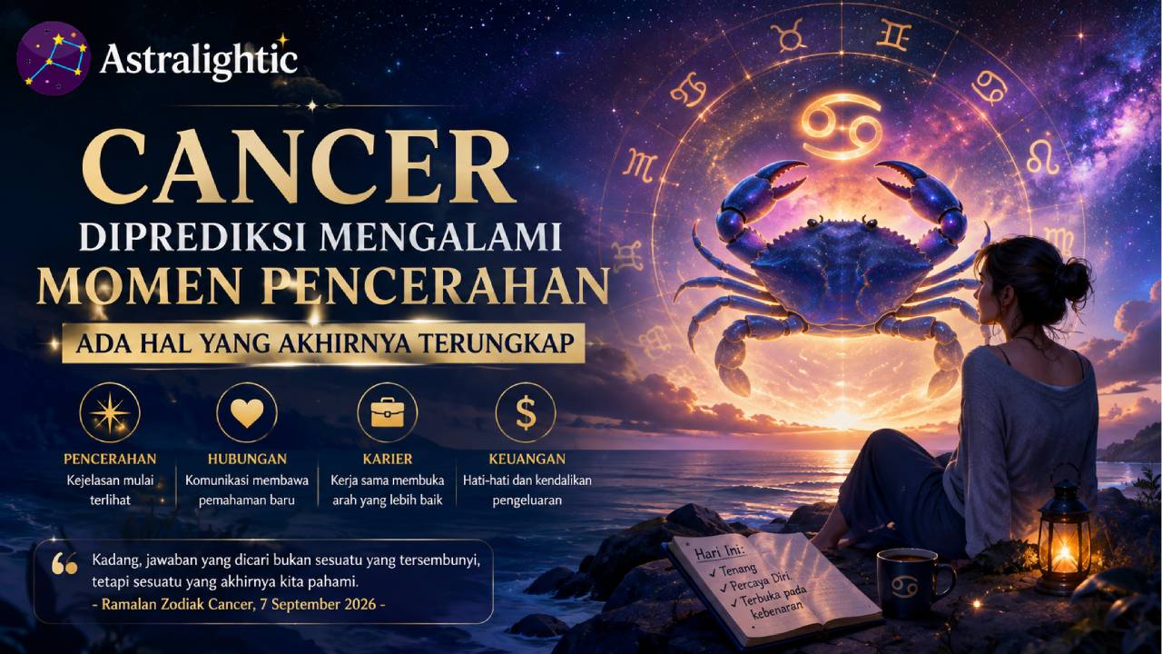 Cancer Diprediksi Mengalami Momen Pencerahan, Ada Hal yang Akhirnya Terungkap