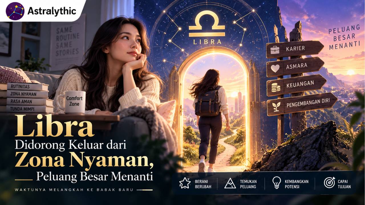 Libra Didorong Keluar dari Zona Nyaman, Peluang Besar Menanti