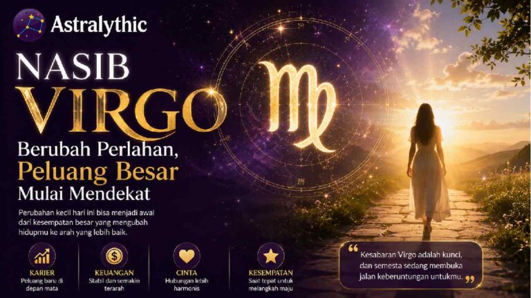 Nasib Virgo Berubah Perlahan, Peluang Besar Mulai Mendekat