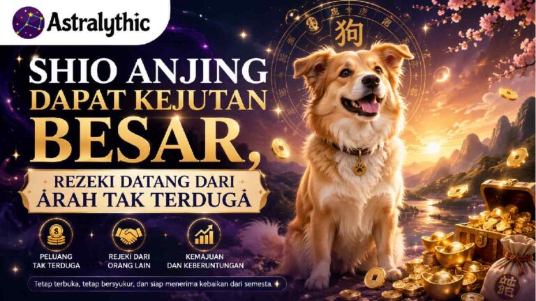 Shio Anjing Dapat Kejutan Besar, Rezeki Datang dari Arah Tak Terduga