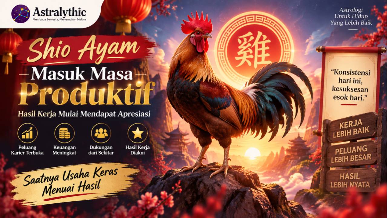 Shio Ayam Masuk Masa Produktif, Hasil Kerja Mulai Mendapat Apresiasi