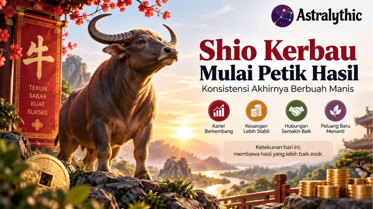 Shio Kerbau Mulai Petik Hasil, Konsistensi Akhirnya Berbuah Manis