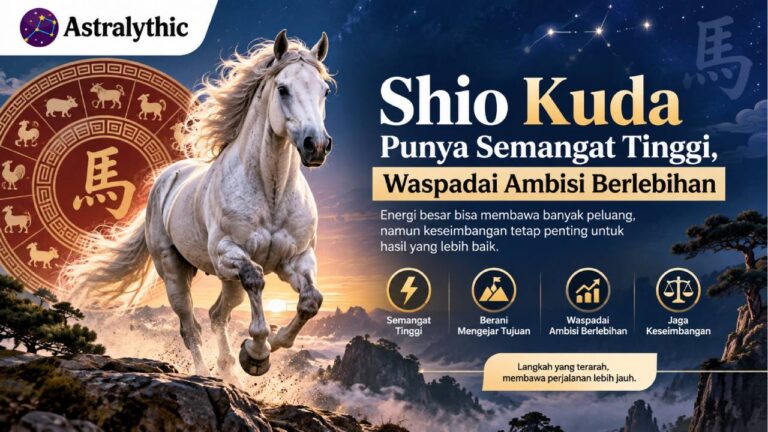 Shio Kuda Punya Semangat Tinggi, Waspadai Ambisi Berlebihan