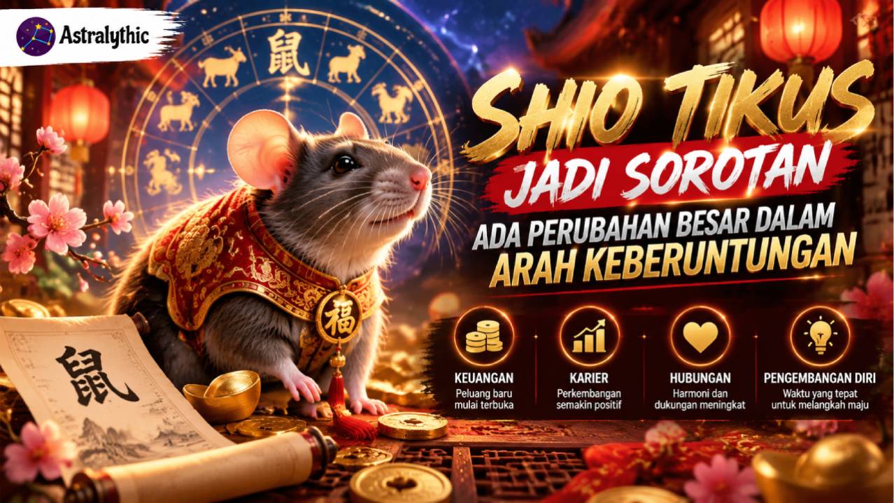 Shio Tikus Jadi Sorotan, Ada Perubahan Besar dalam Arah Keberuntungan
