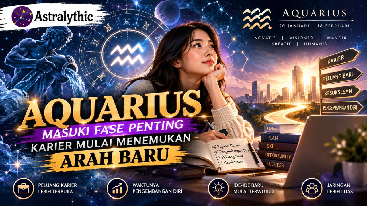 Aquarius Masuki Fase Penting, Karier Mulai Menemukan Arah Baru